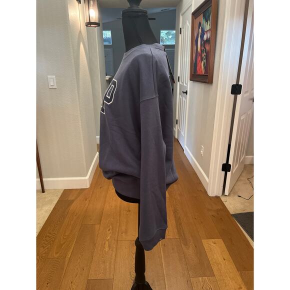 Gap Women's Logo Crewneck Sweatshirt, Blue (Vintage Indigo), (Size M) NWT - Picture 6 of 11